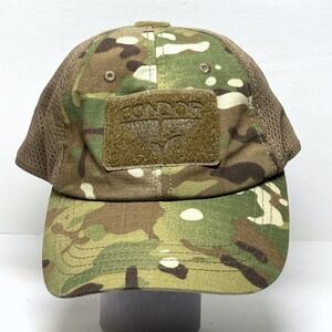 Condor Mesh Tactical Cap Mens OSFM MultiCam Camo Patch Hat TCM-008